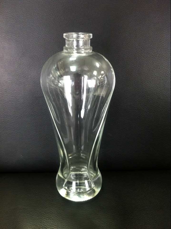 Alcohol glass bottle